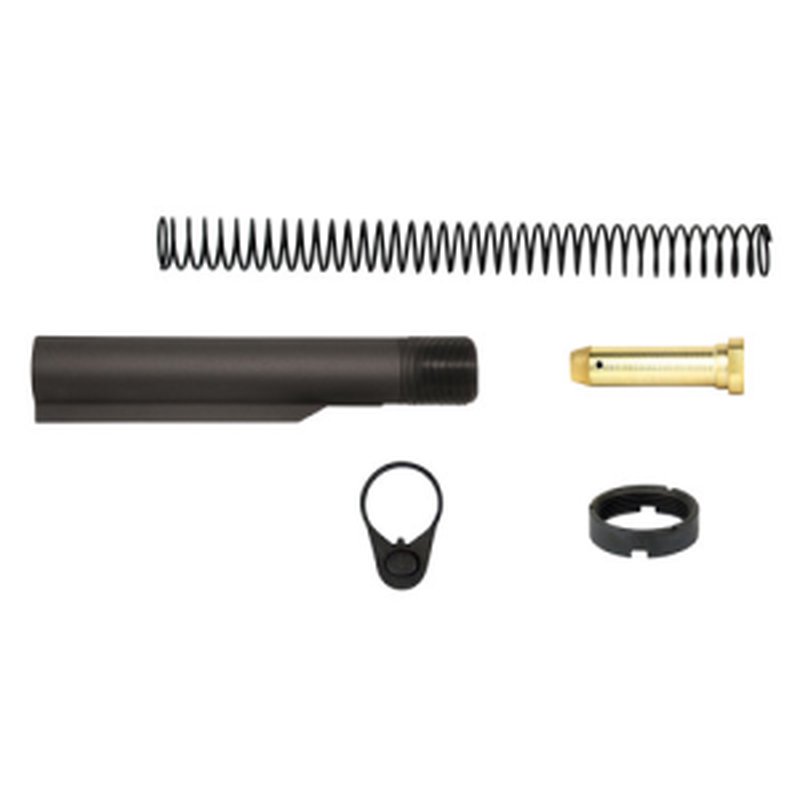 TACFIRE AR-15 Buffer Tube Kit Mil-Spec Black