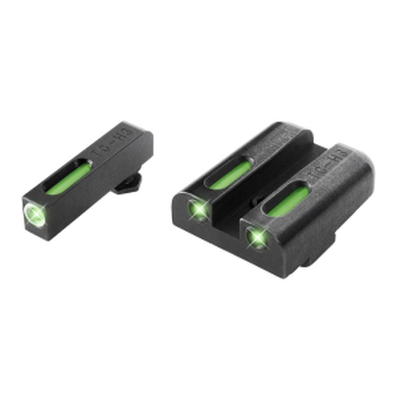 Truglo TFX BriteSite Glock High Set Tritium Fiber-Optic Sights