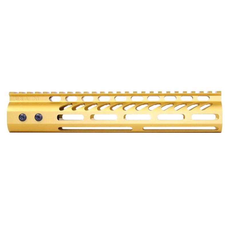 Guntec USA 4in Ultra Lightweight Thin M-LOK System Handguard w/ Monolithic Top Rail