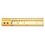 Guntec USA 4in Ultra Lightweight Thin M-LOK System Handguard w/ Monolithic Top Rail