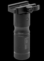 Leapers UTG Foregrip Quick-Detach Foldable Black Aluminum Picatinny Mount MNTGRP002SQ