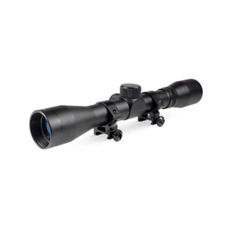 TRUGLO Buckline Rifle Scope 4x 32mm Duplex Reticle Matte Black with Weaver-style Rings