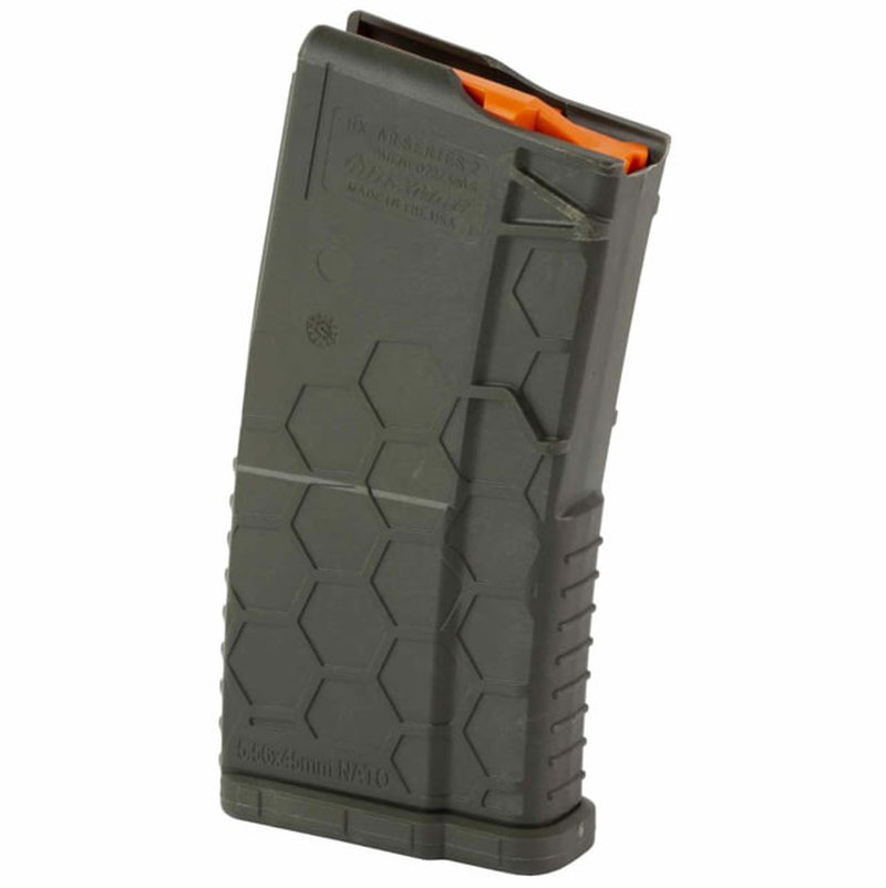Hexmag HX1020 AR-15 Magazine 5.56x45 10 Round Shorty Olive Drab