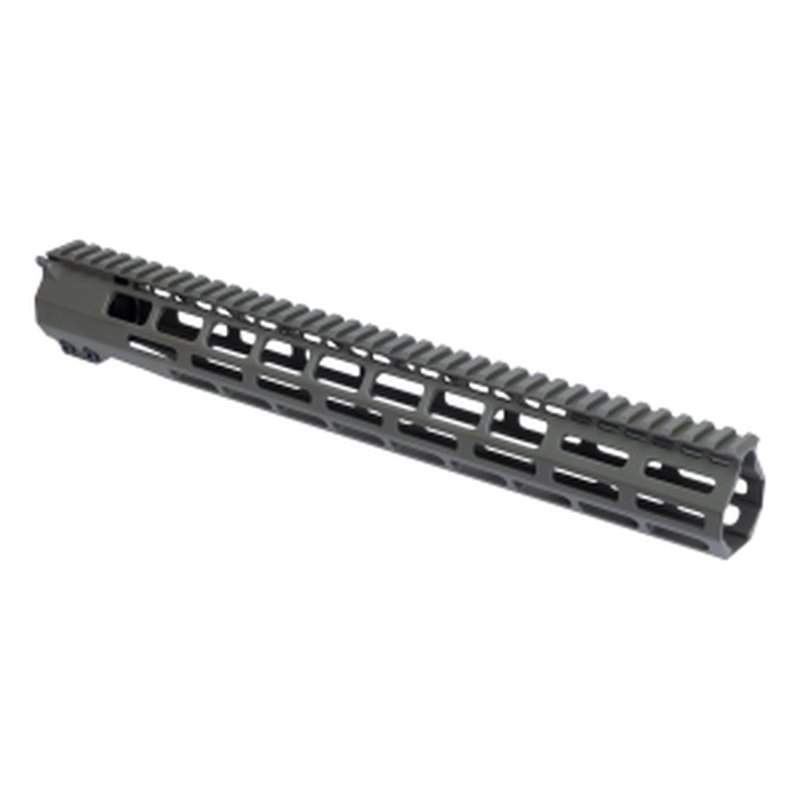Grey Ghost Precision AR-15 Handguard - OD Green Cerakote - 15 Inch
