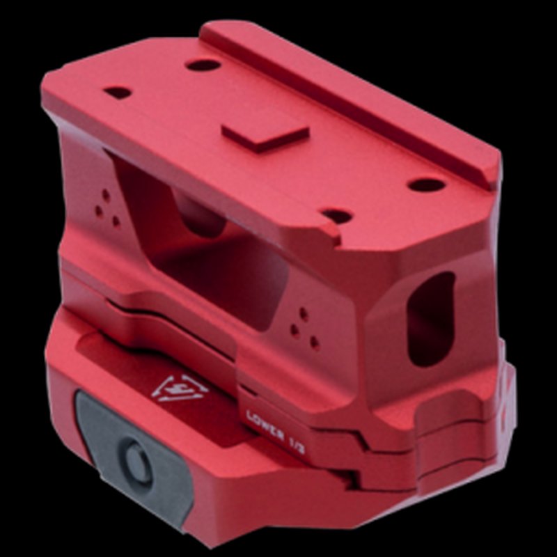Strike Industries T1 Riser Mount Red Anodized 0.93in Lower 1/3 Co-Witness