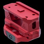 Strike Industries T1 Riser Mount Red Anodized 0.93in Lower 1/3 Co-Witness