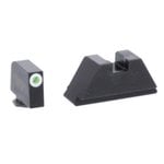 Green Tritium White Outline Glock Tall Suppressor Sight (.315/.394)