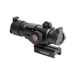Truglo Triton Red Dot Sight 30mm 1x 5 MOA Tri-Color Dot (Red/Green/Blue) with Weaver-Style Mount