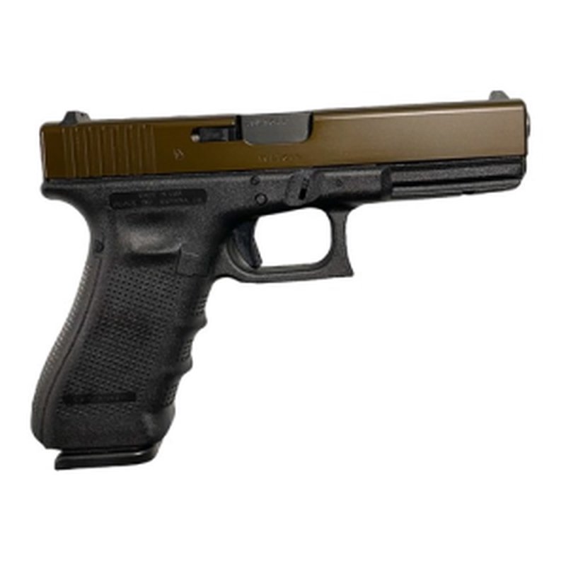 Glock G17 Gen 4 9mm 4.49in 17rd Pistol Polished PVD Bronze TALO Exclusive