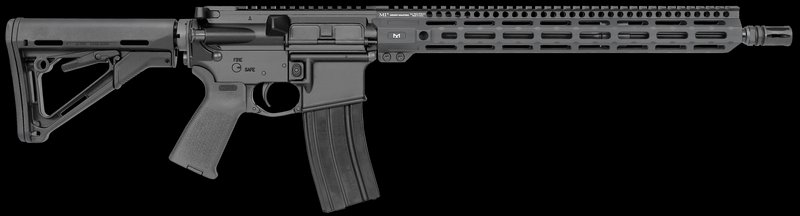 Midwest Industries Lightweight AR-15 Upper with 16 Inch Melonite Barrel