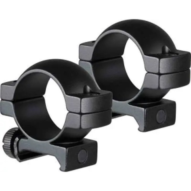 Truglo Lightweight Scope Rings 1\" Matte Picatinny/Weaver