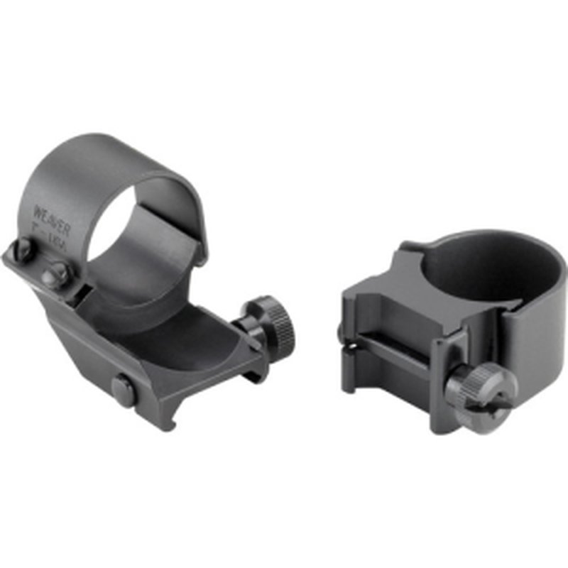 WEAVER 1" Ring Detachable Top Mount Medium EXT Blk