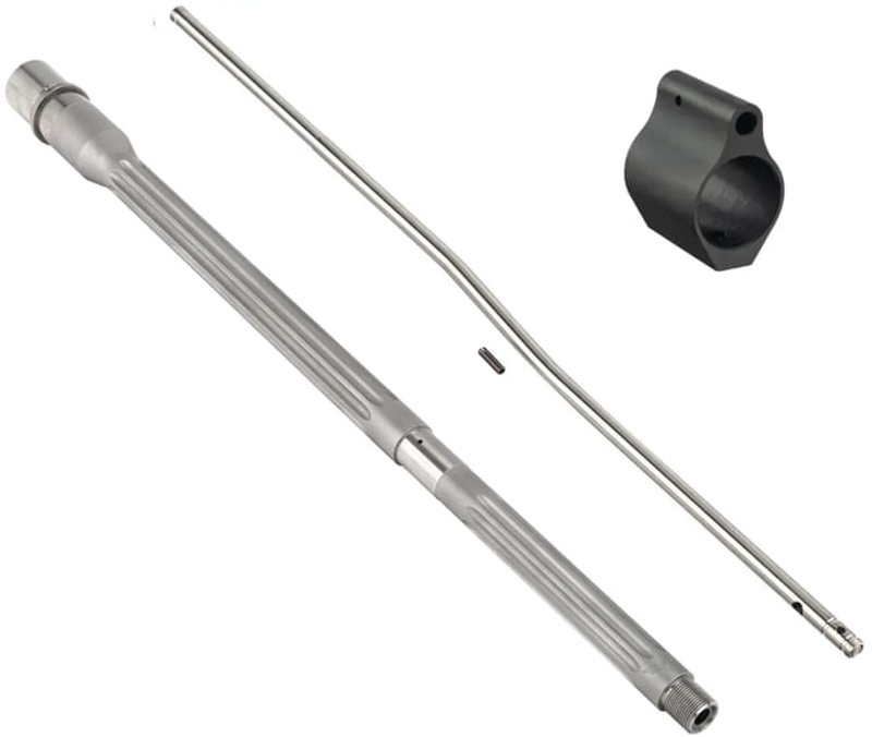 TRYBE Defense Flagship LR308 Pattern Firearms 20 in Stainless Steel Heavy Fluted Rifle Barrel