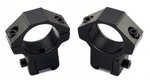 Sniper Medium Profile Rifle Scope Rings For Dovetail System, Black, 1 in Diameter