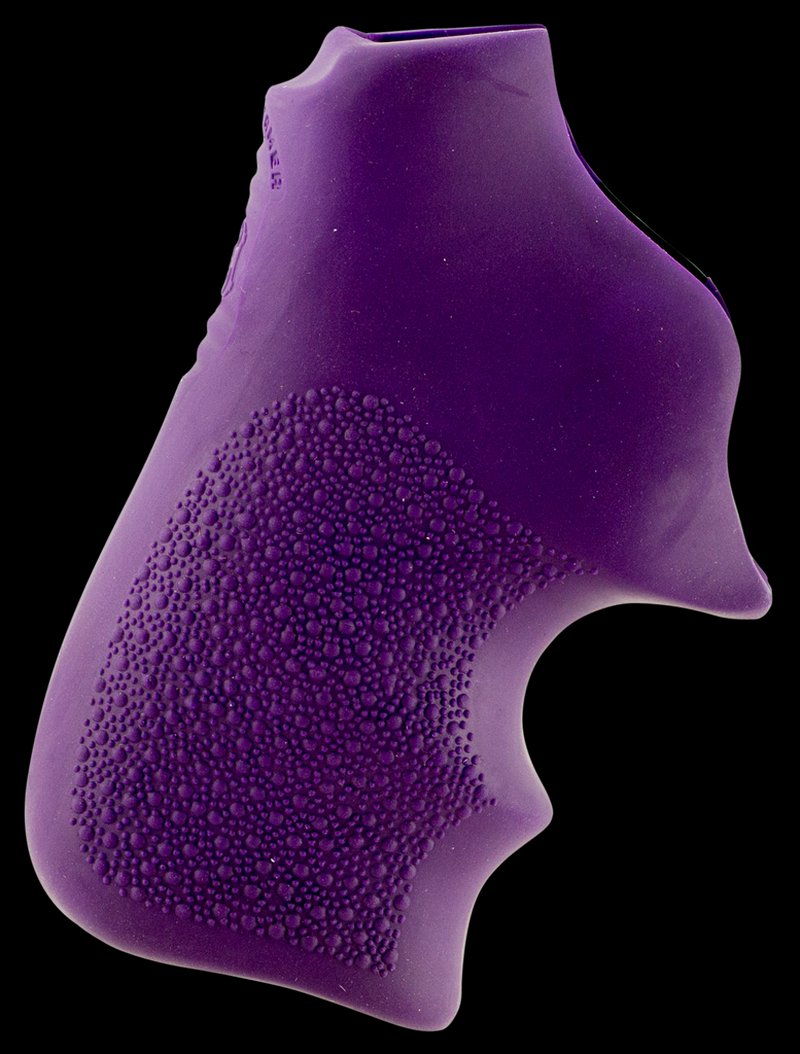 Hogue Tamer Cushion Rubber Grip Ruger LCR/LCRx Finger Grooves Purple