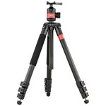 Predator Tactics 97499 DeadEye Rifle Tripod System Tripod 17.50\" - 70\" Matte Black Aluminum