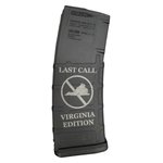 BattleHawk Armory BHA Custom Lasered Last Call Virginia Edition PMAG Gen M2 MOE AR-15 Magazine 30rd