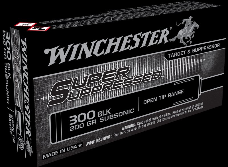 Winchester Super Suppressed .300 AAC Blackout Ammunition