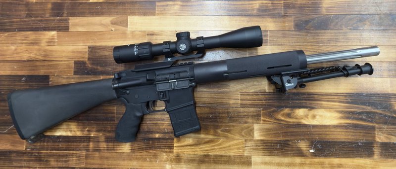 Olympic Arms PCR with Scope AR-15 Rifle 5.56 NATO 17in Barrel