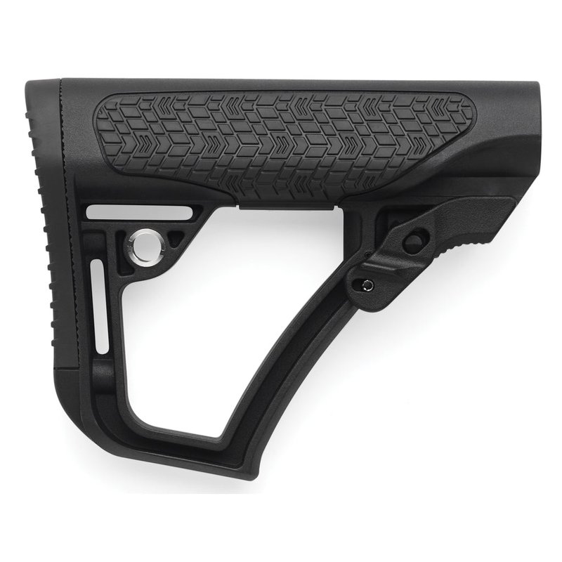 Daniel Defense Collapsible Mil-Spec Buttstock w/ 2 Butt Pads (Black) 21-091-04179-006
