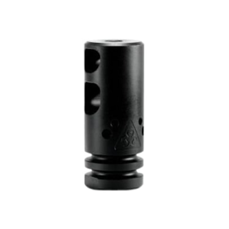 Black Rain Ordnance AR Style Round Competition Compensator, .223/5.56, Black, BRO-RCC-BLK