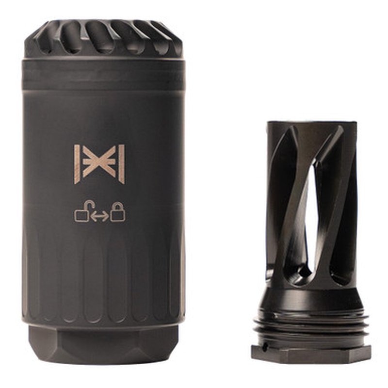 Huxwrx Blastphemy Flash Hider 5.56 NATO 1/2x28 Black AR-15