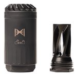 Huxwrx Blastphemy Flash Hider 5.56 NATO 1/2x28 Black AR-15