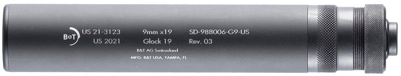 B&T Sound Suppressor 9mm M13.5x1LH