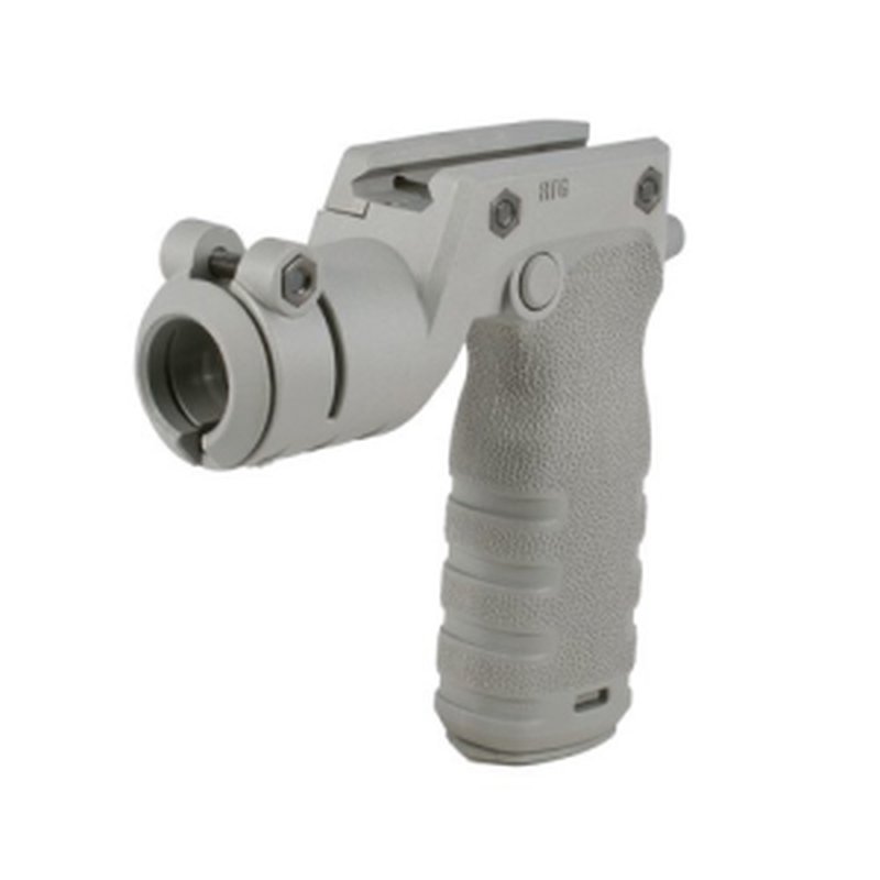 MISSION FIRST TACTICAL React Torch and Vertical Grip Grey