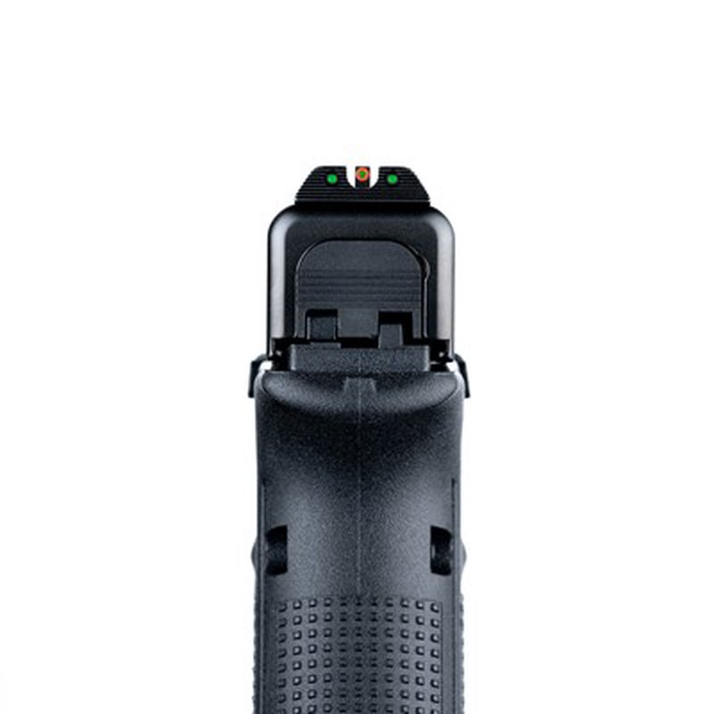 AmeriGlo Agent Tritium Night Sight Set for Glock 42 43 43X 48 - 3-Dot Black Steel