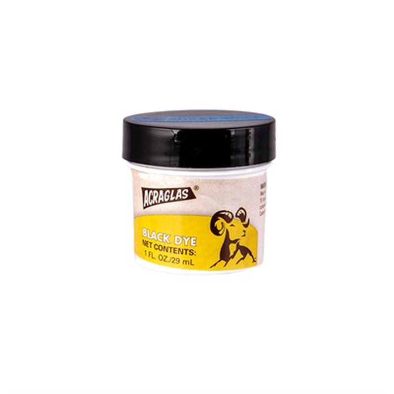 Brownells Acraglas Dyes Jet Black 1 fl. oz Stock Bedding Dye