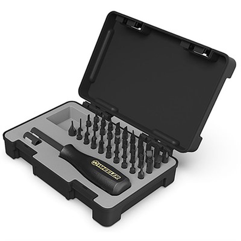 Wheeler Engineering 43-Piece Gunsmith Screwdriver Set (Black/Gold)