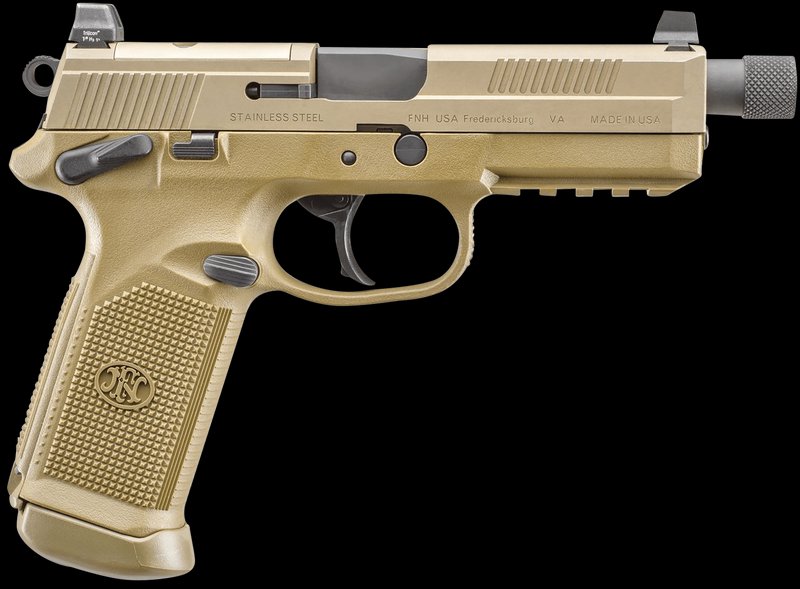 FN FNX Handgun .45 ACP 5.3 Inch Barrel Optic Ready Flat Dark Earth