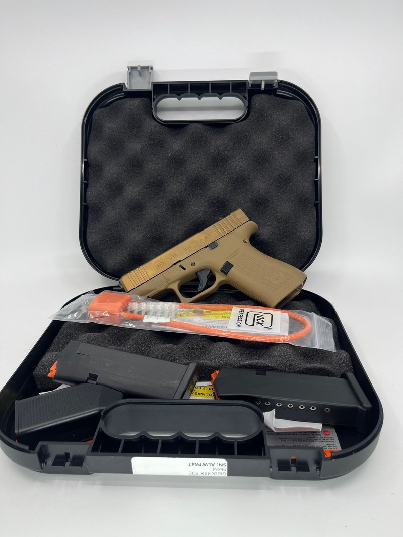 Glock 43X 9mm Compact Concealed Carry Pistol