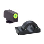 Ameriglo Ghost Ring Night Sight Set for Glock Models 17, 19, 26 - Green Outline