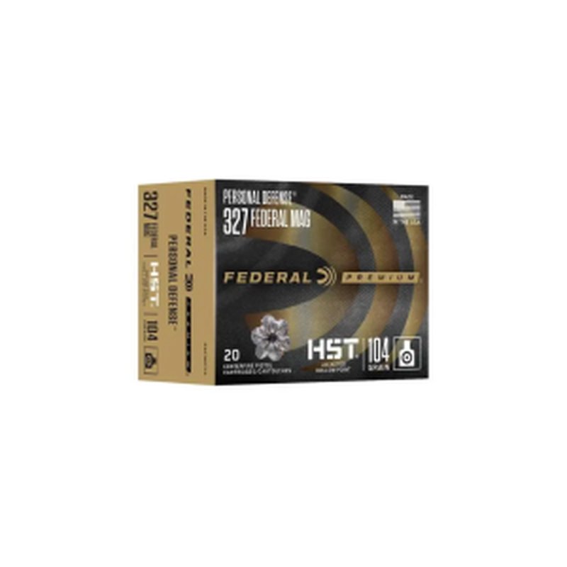 Federal Premium Personal Defense 327 Federal Magnum JHP HST Pistol Ammunition 20 Rounds