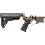 APAR600196 M4E1 PRO Complete Lower Receiver with Magpul MOE Grip & SL Carbine Stock - Kodiak Brown Anodized