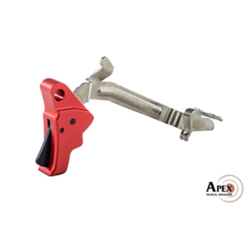 Apex Tactical Action Enhancement Trigger with Factory Trigger Bar for Glock Gen3 - Red