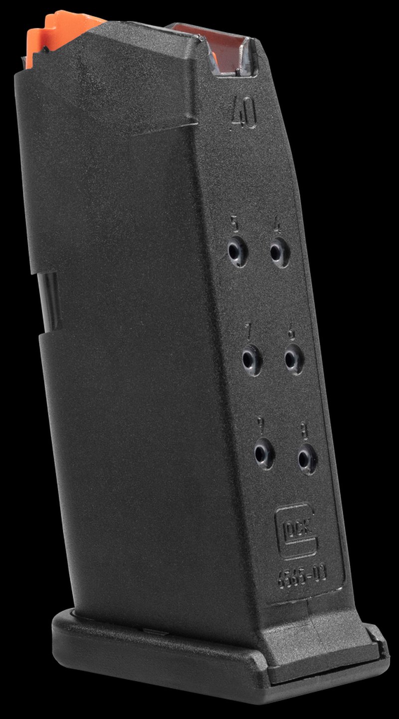 Glock 65611 Gen5 Glock 27 .40 S&W 9-Round Polymer Magazine (Orange Follower)