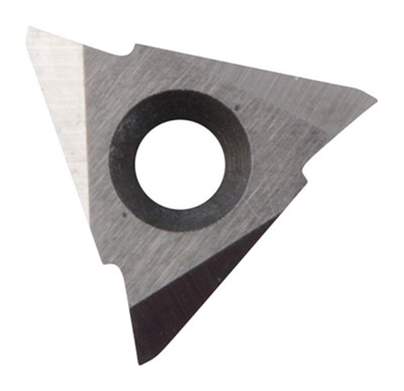Brownells High-Speed Steel Insert 0° Relief Triangle 0.025" Radius
