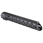 Luth-AR HG-LW15M 15in Vented M-LOK Lightweight Palm Handguard for AR-15 Black Hardcoat Anodize