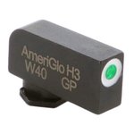 AmeriGlo GL-112-240 Front Night Sight for Glock - Green Tritium & White Outline