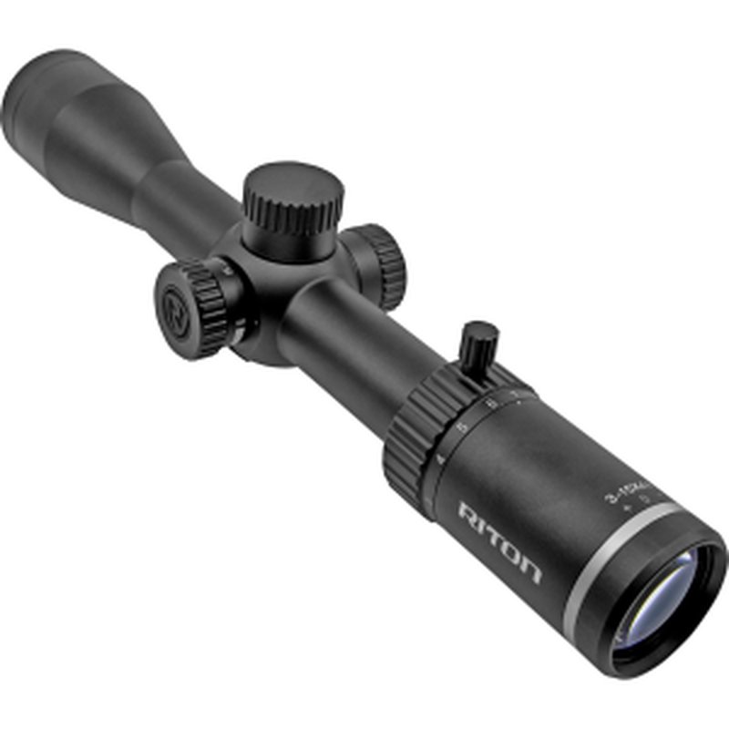 Riton X3 Primal 3-15x44 SFP Rifle Scope - PDTR Reticle