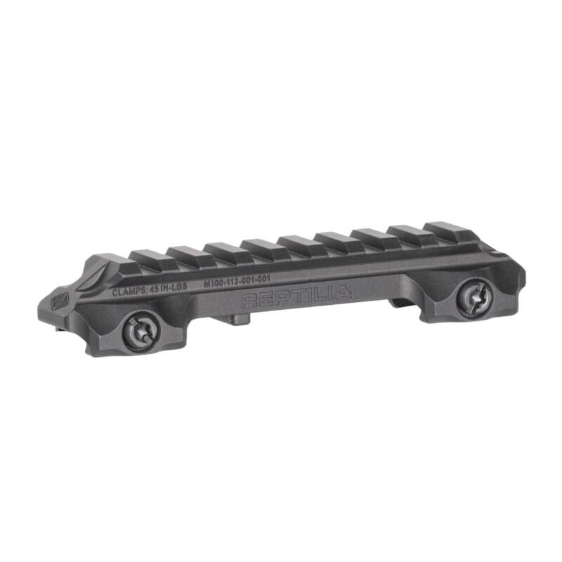 Reptilia RMU 9-Slot Riser Mount 0.63in Mil-Std 1913 Picatinny Rail - Enhanced Optic Height