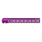 Aero Precision AR15 15\" ATLAS R-ONE M-LOK Handguard - Purple Anodized - APSL100503