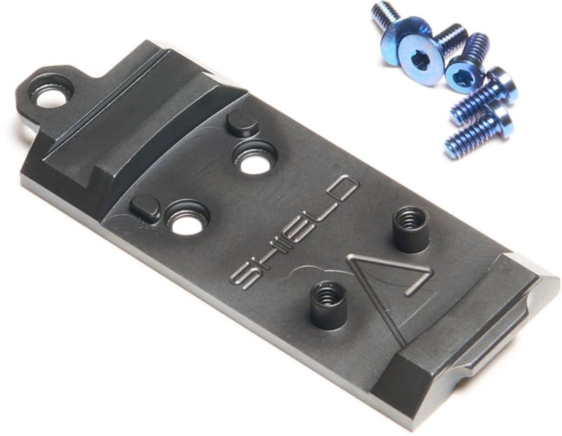 Agency Arms Chamfered RMR Plate for Glock AOS Optic Cut (DTF) DLC 7075