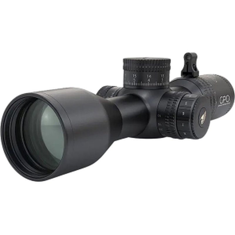 German Precision Optics GPO Centuri Super Compact Rifle Scope 4-16x 44mm Illuminated Mil Reticle Matte Black