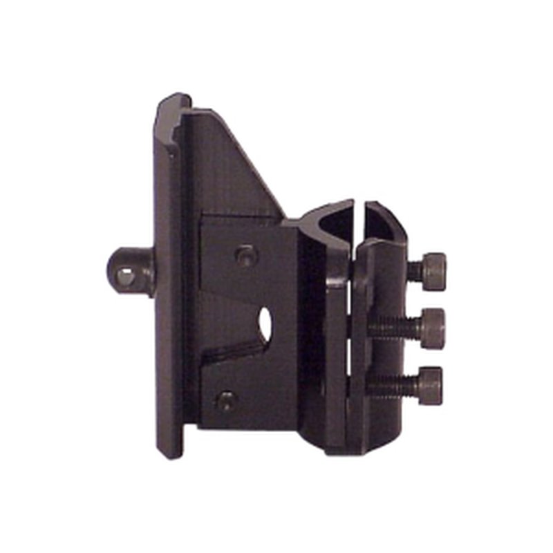 Harris Bipods No. 4 Bipod Adapter Universal Barrel Mount, Black Steel