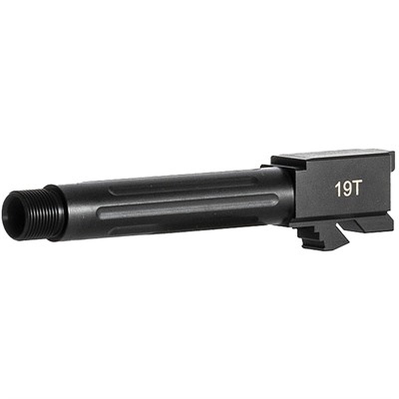 Brownells Fluted Match Grade Glock Barrel 9mm Black Nitride