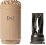 HUXWRX Blastphemy Blast Deflector Kit 556 NATO Flash Hider 1/2x28 FDE